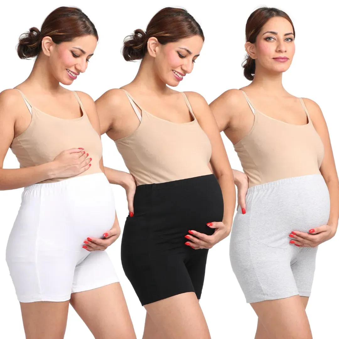 Maternity Undershorts | Bump Support & Anti-Chafing | 3-Pack