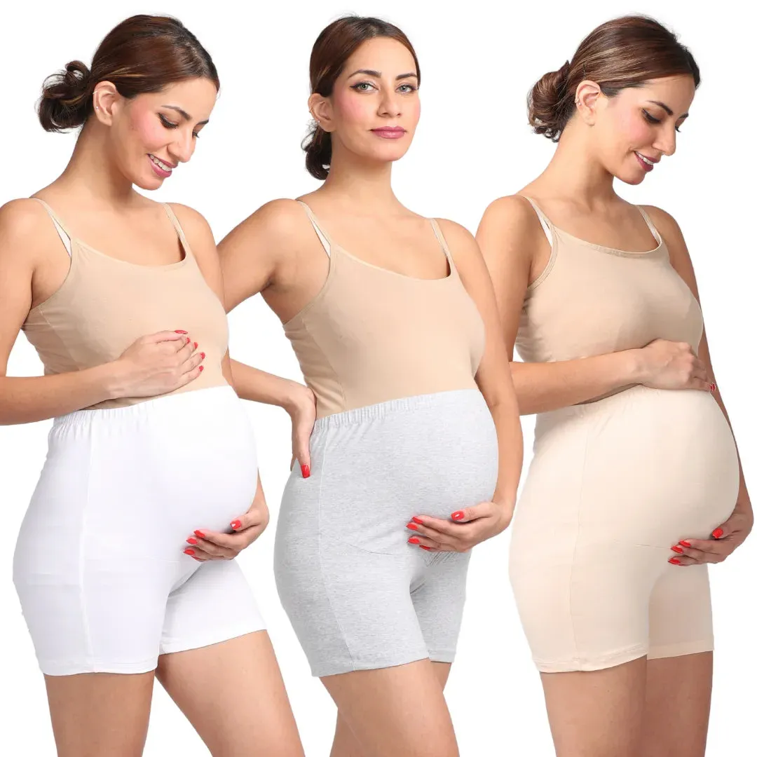 Maternity Undershorts | Bump Support & Anti-Chafing | 3-Pack