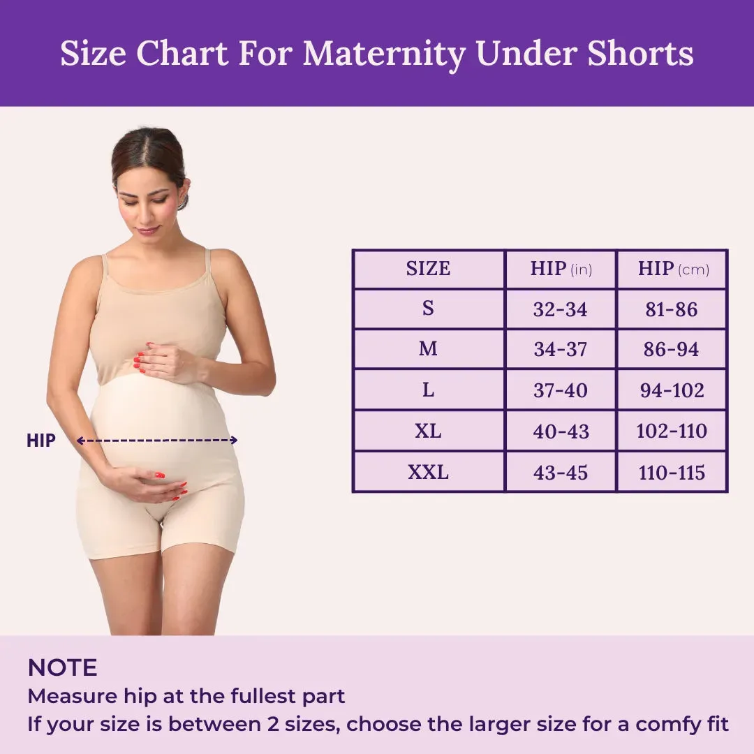 Maternity Undershorts | Bump Support & Anti-Chafing | 3-Pack