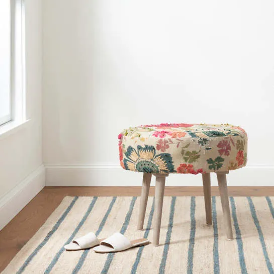 Moana Stripe Woven Jute Rug