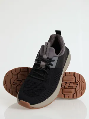 Neville Slip On Sneaker - Black/Grey