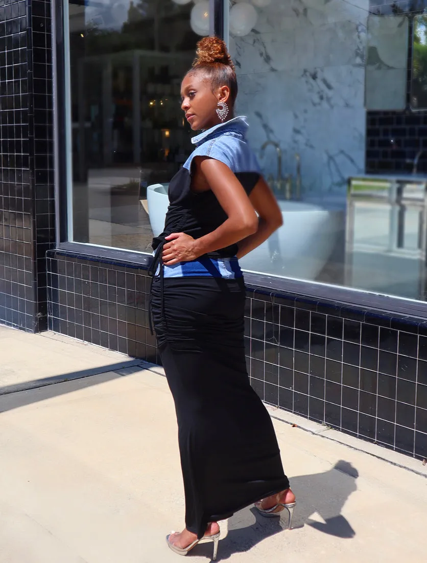 New Jersey Jean Skirt Set