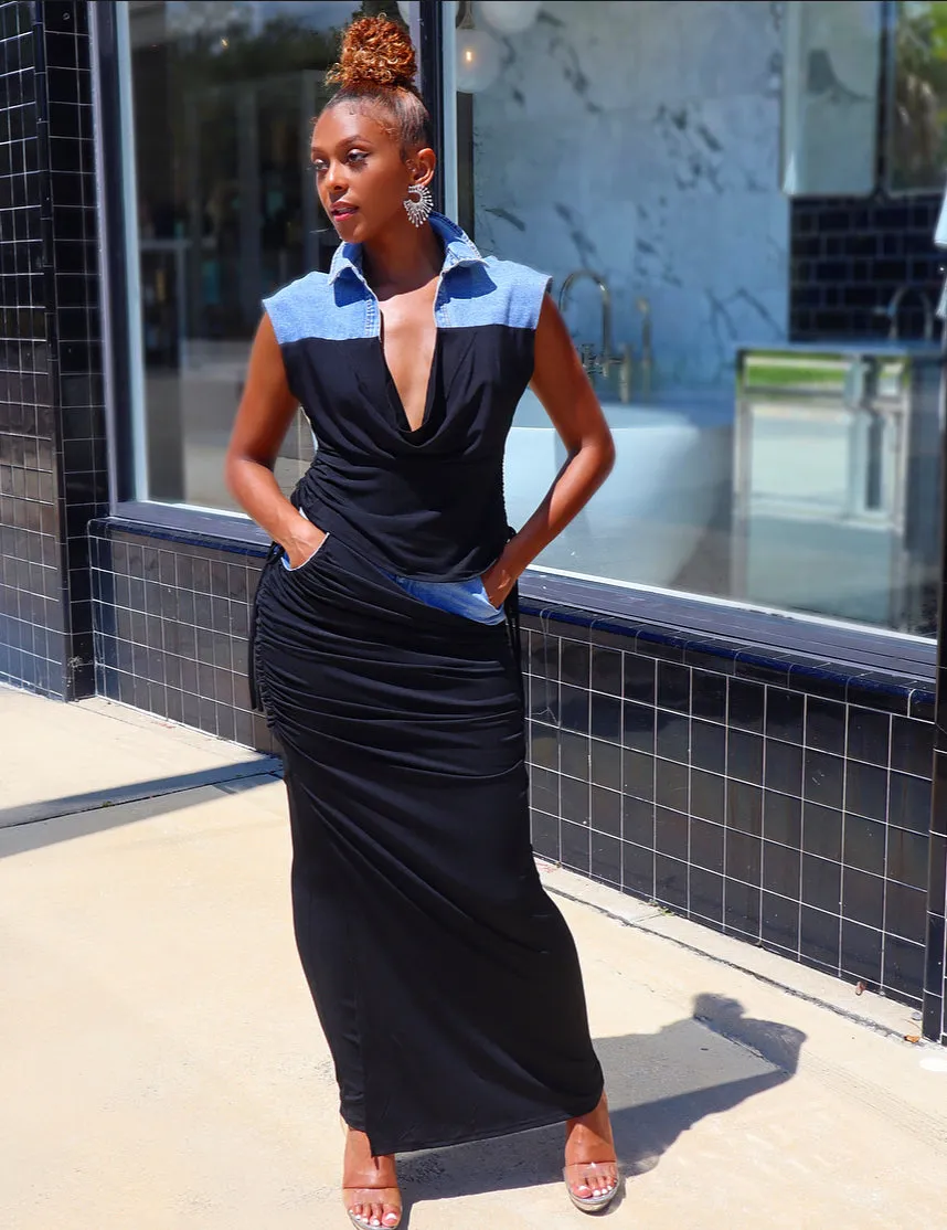 New Jersey Jean Skirt Set