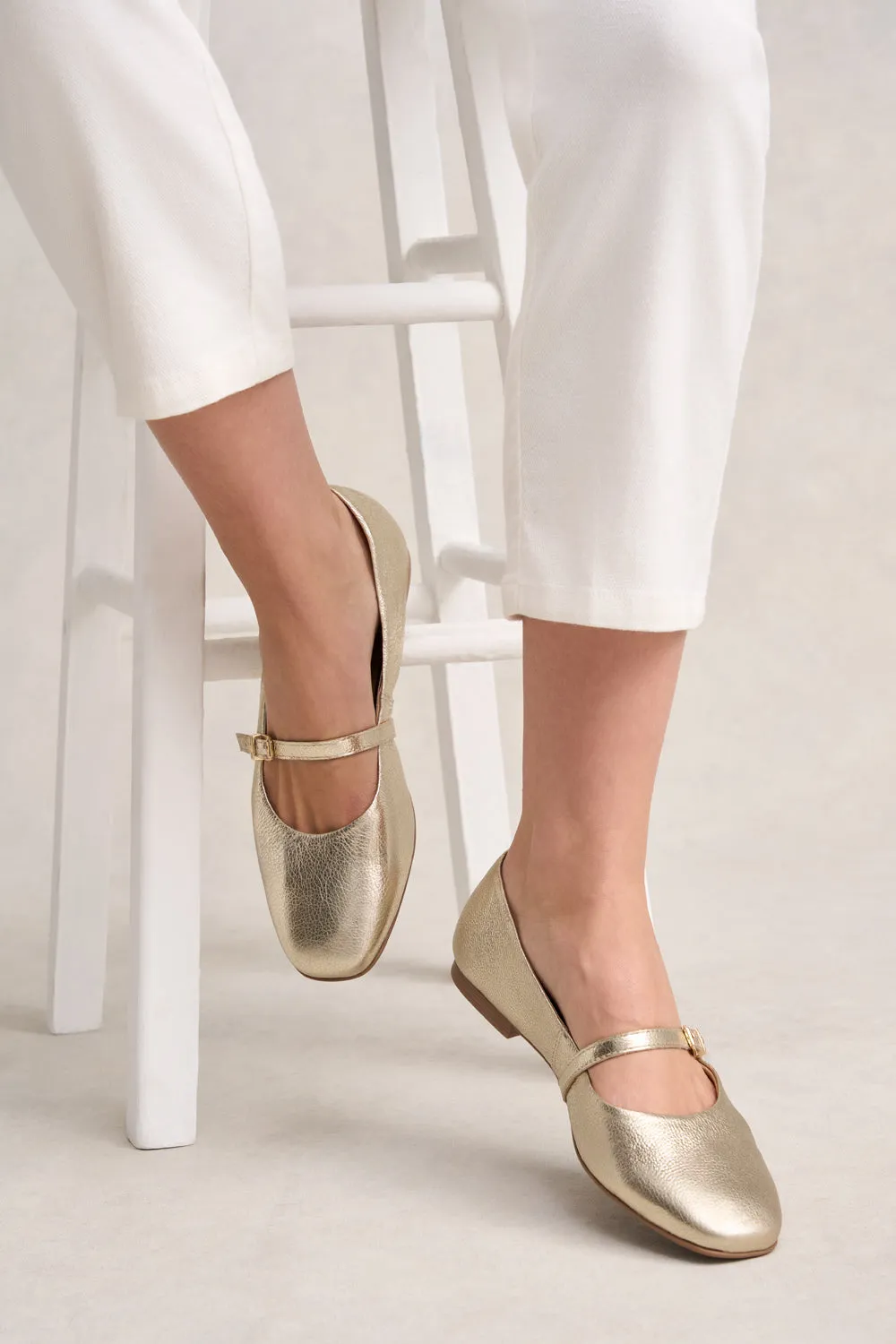 Nolita Ballet Flat - Gold