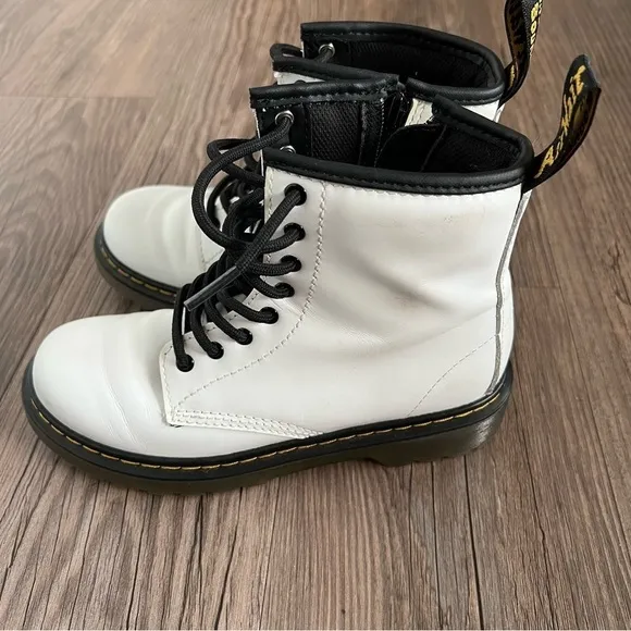NWOT Dr. Martens 1460 8-Eye Boot - Little Kid / Big Kid - White