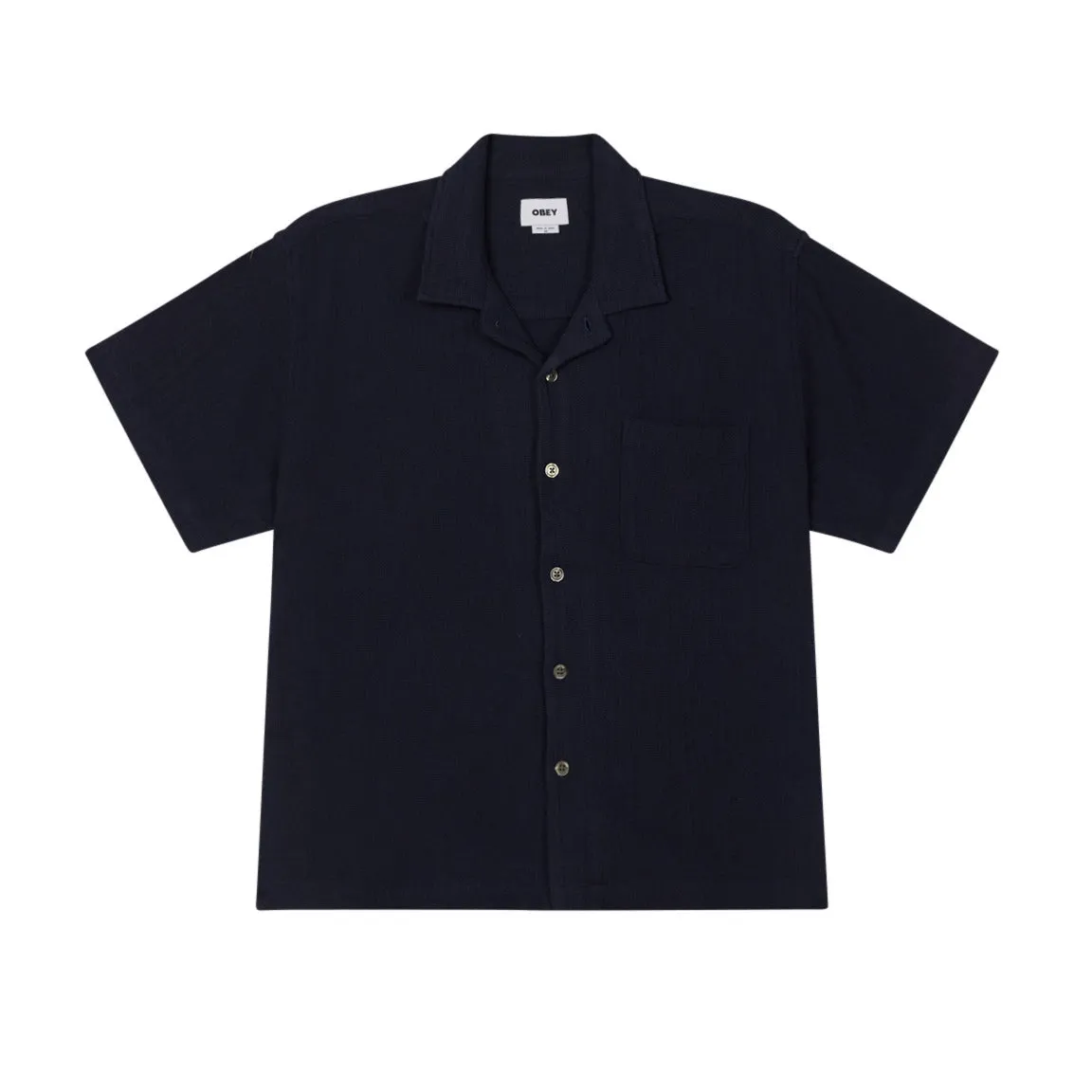 Obey Curtis woven short sleeve