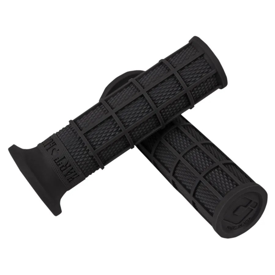 ODI Hart-Luck Signature Full-Waffle Slip-On 1" Grips - Black