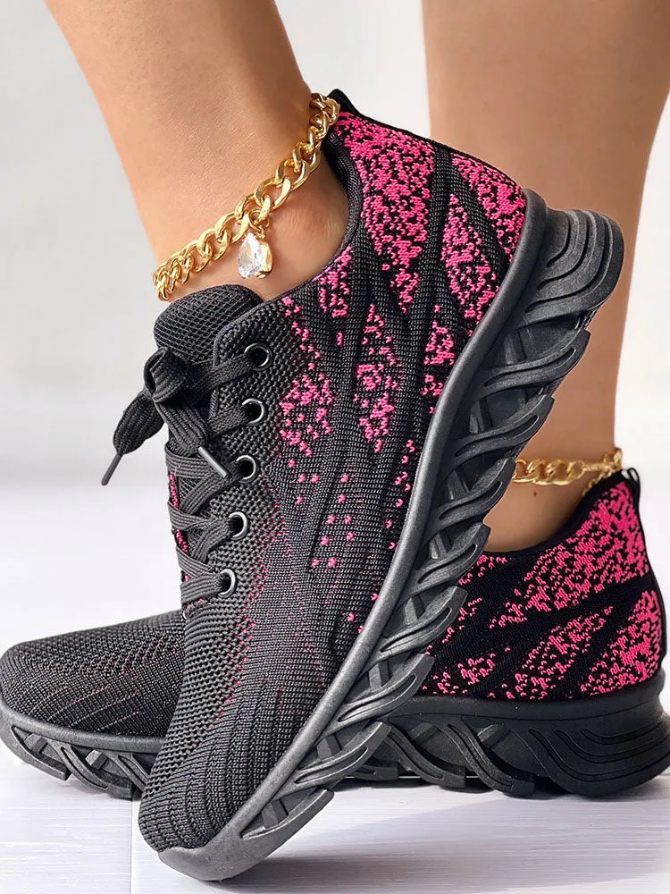 Ombre Lace-up Breeze Sneaker