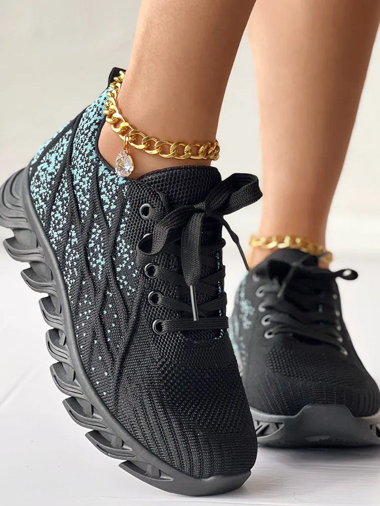 Ombre Lace-up Breeze Sneaker