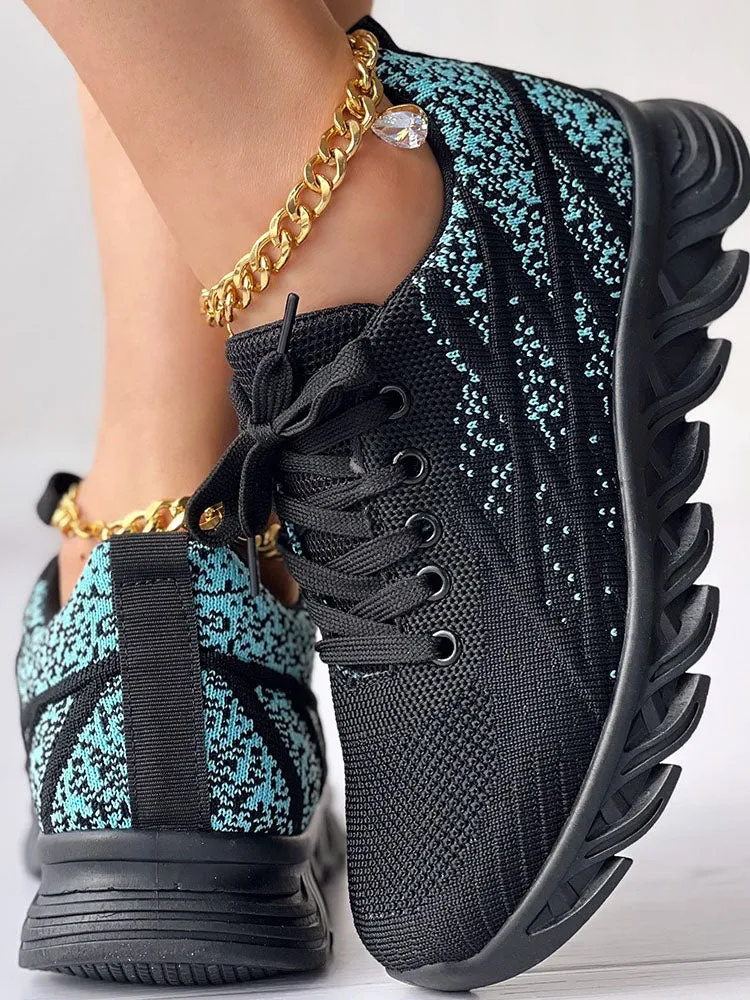 Ombre Lace-up Breeze Sneaker