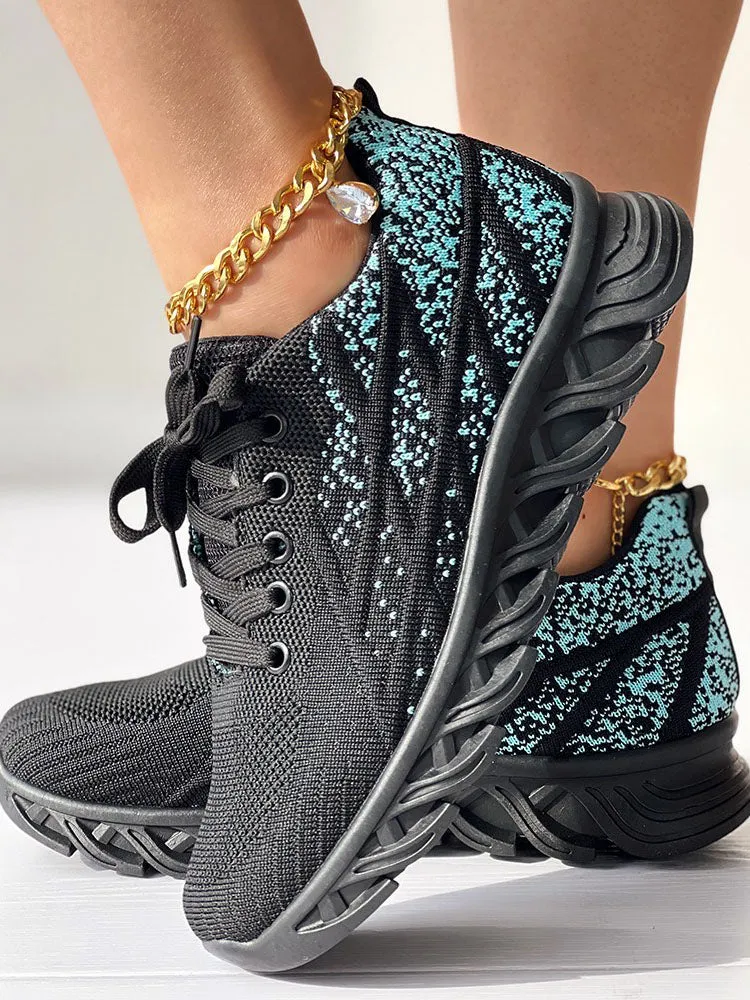 Ombre Lace-up Breeze Sneaker