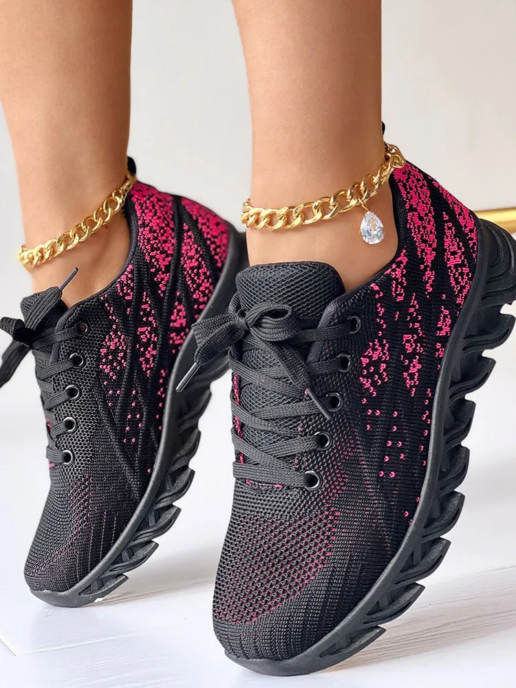 Ombre Lace-up Breeze Sneaker