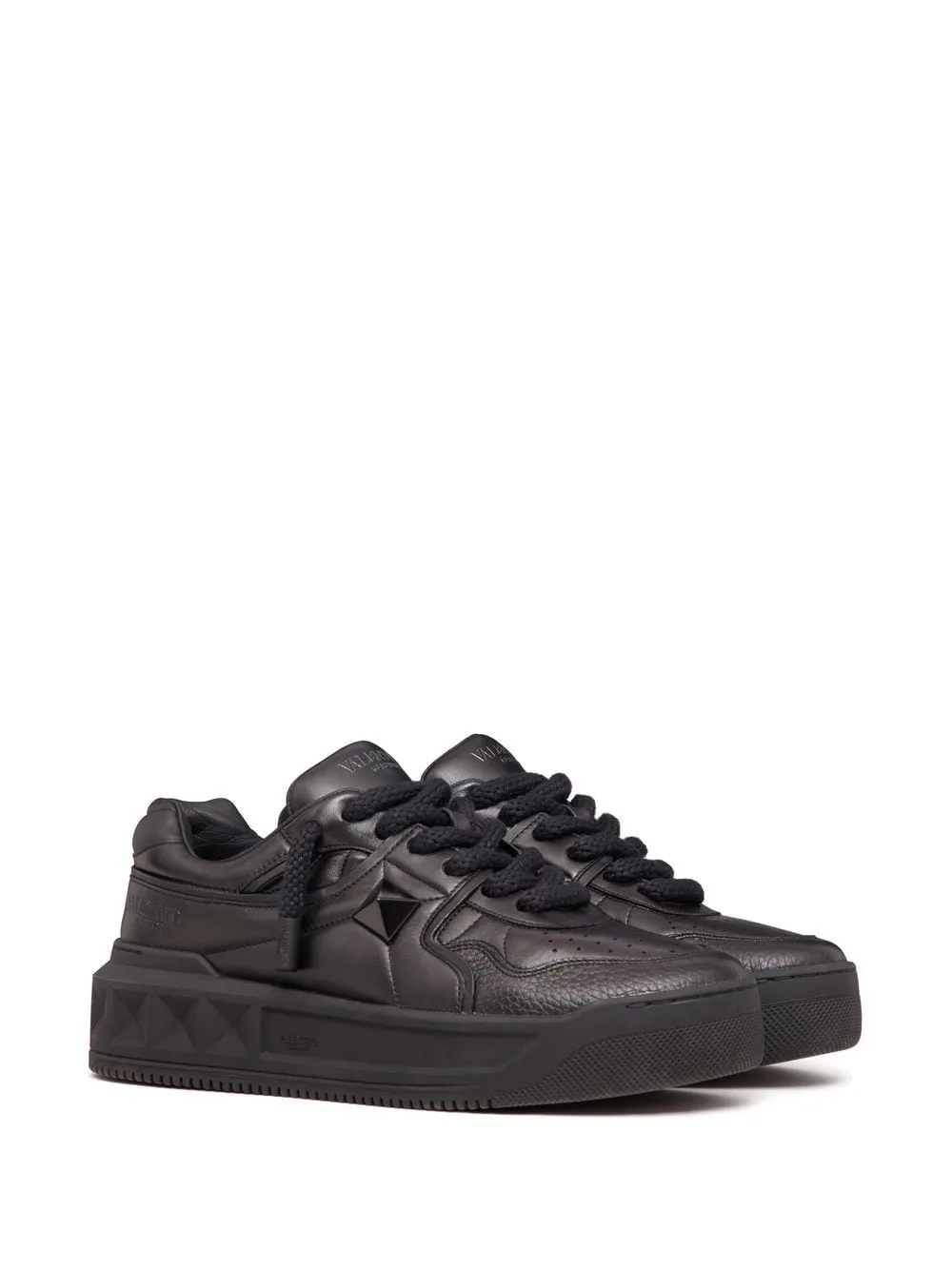 One stud xl leather sneakers