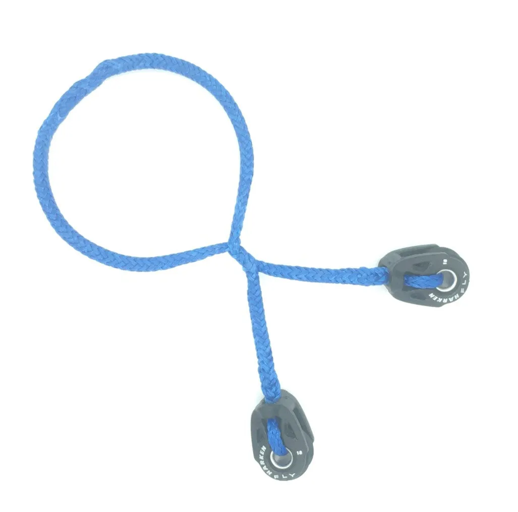 Outhaul Double Block Assembly - Harken 18mm Carbo Blocks