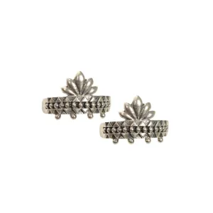 Padma Silver Toe Ring by Moha