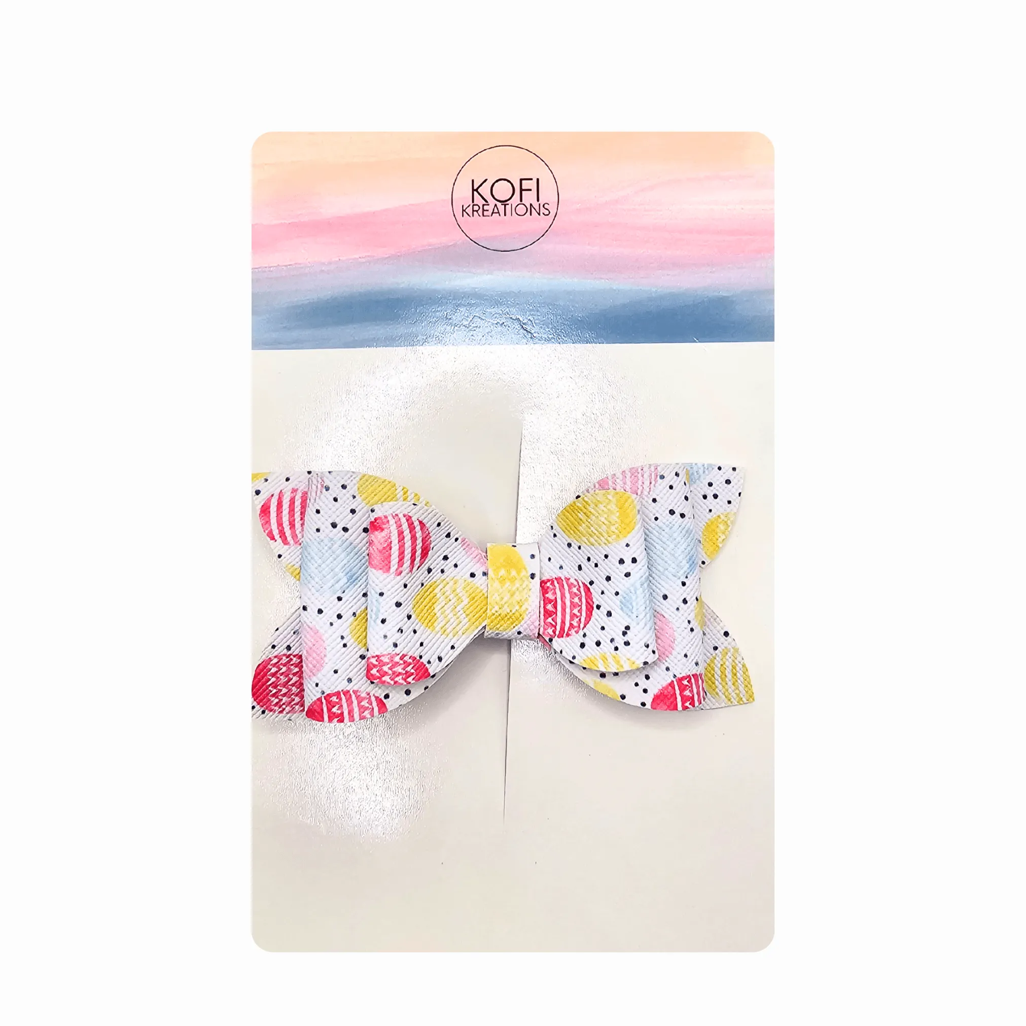 Pastel Egg Hair Bow