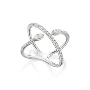 Pave Snake Ring