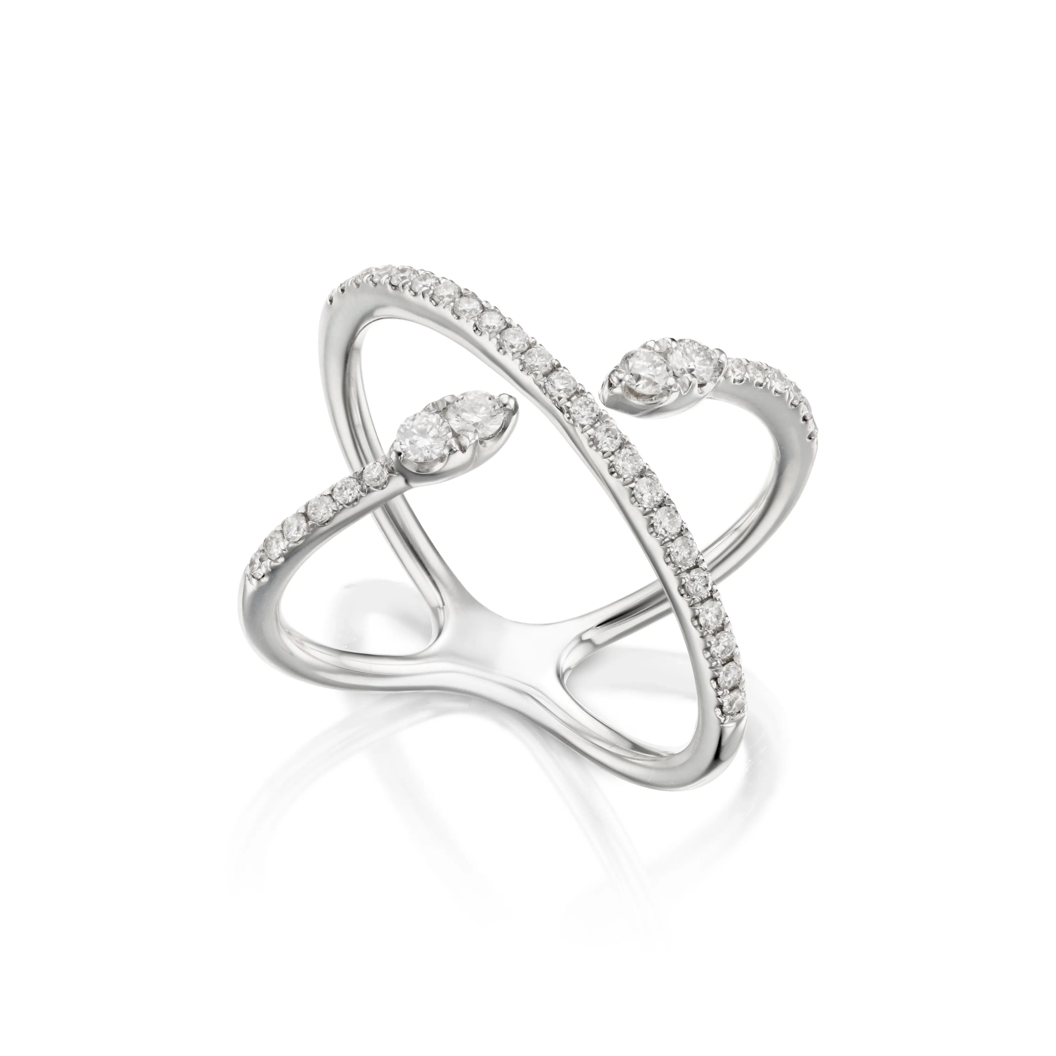 Pave Snake Ring