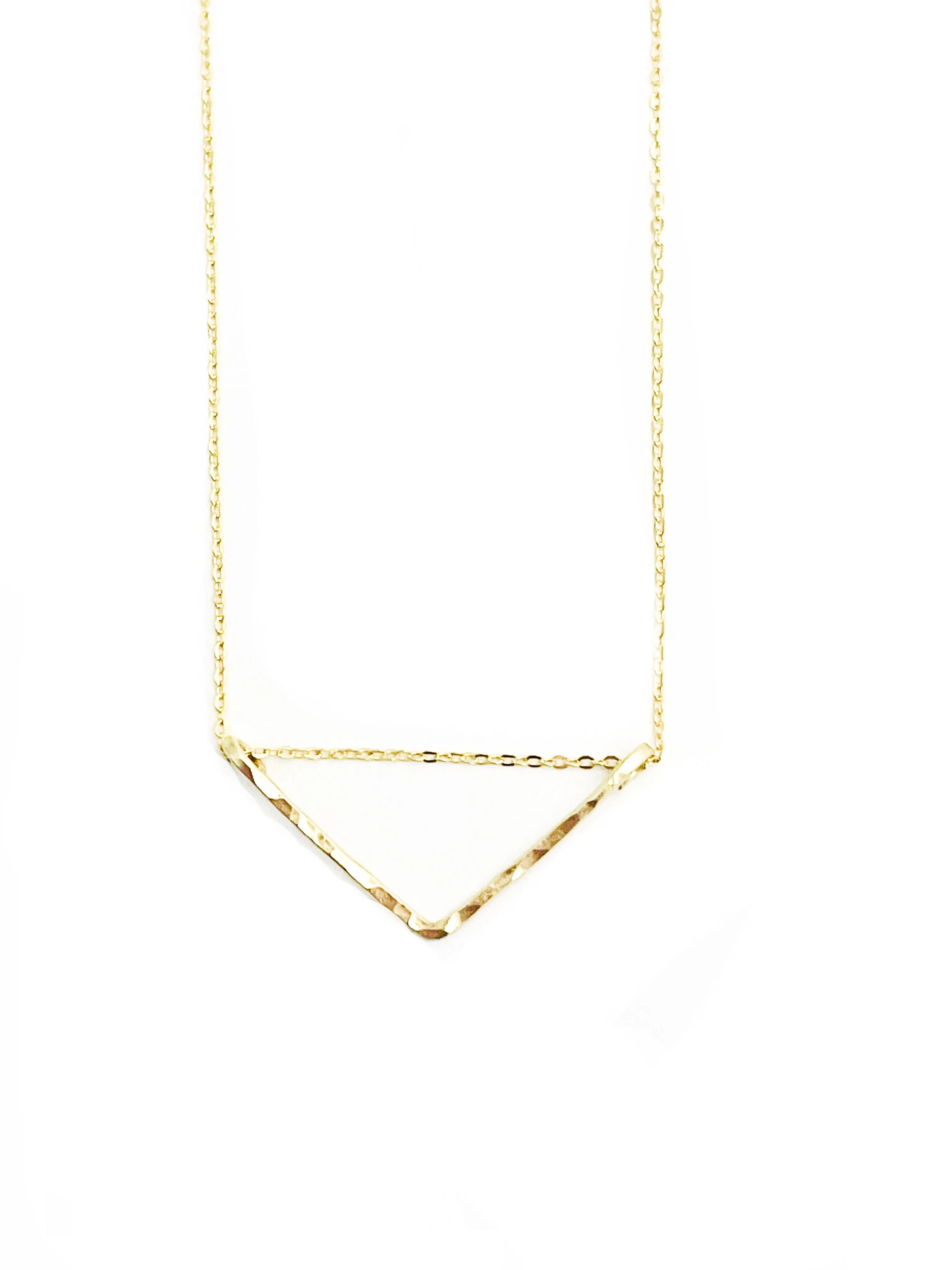 Petite Triangle Necklace