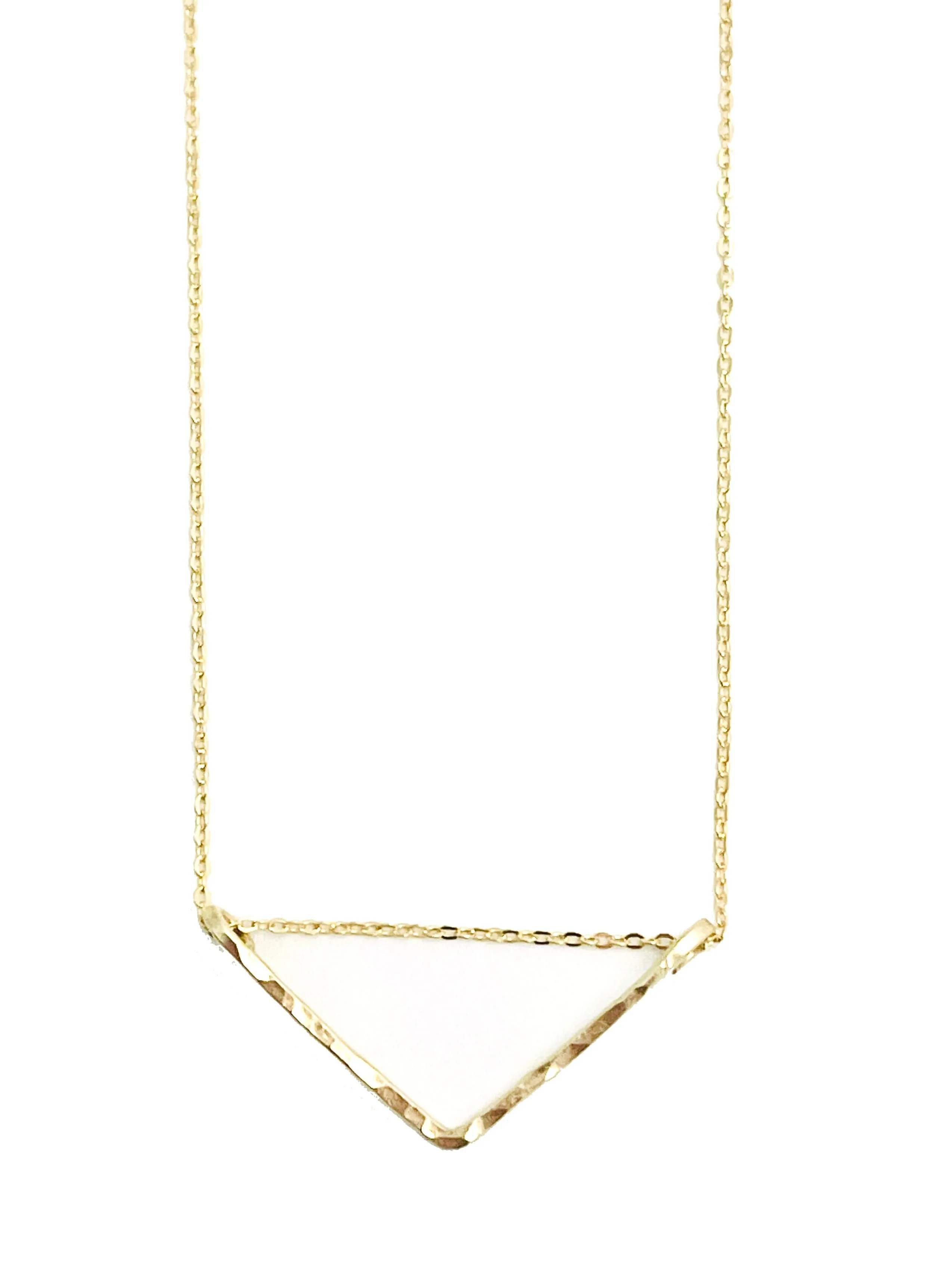 Petite Triangle Necklace