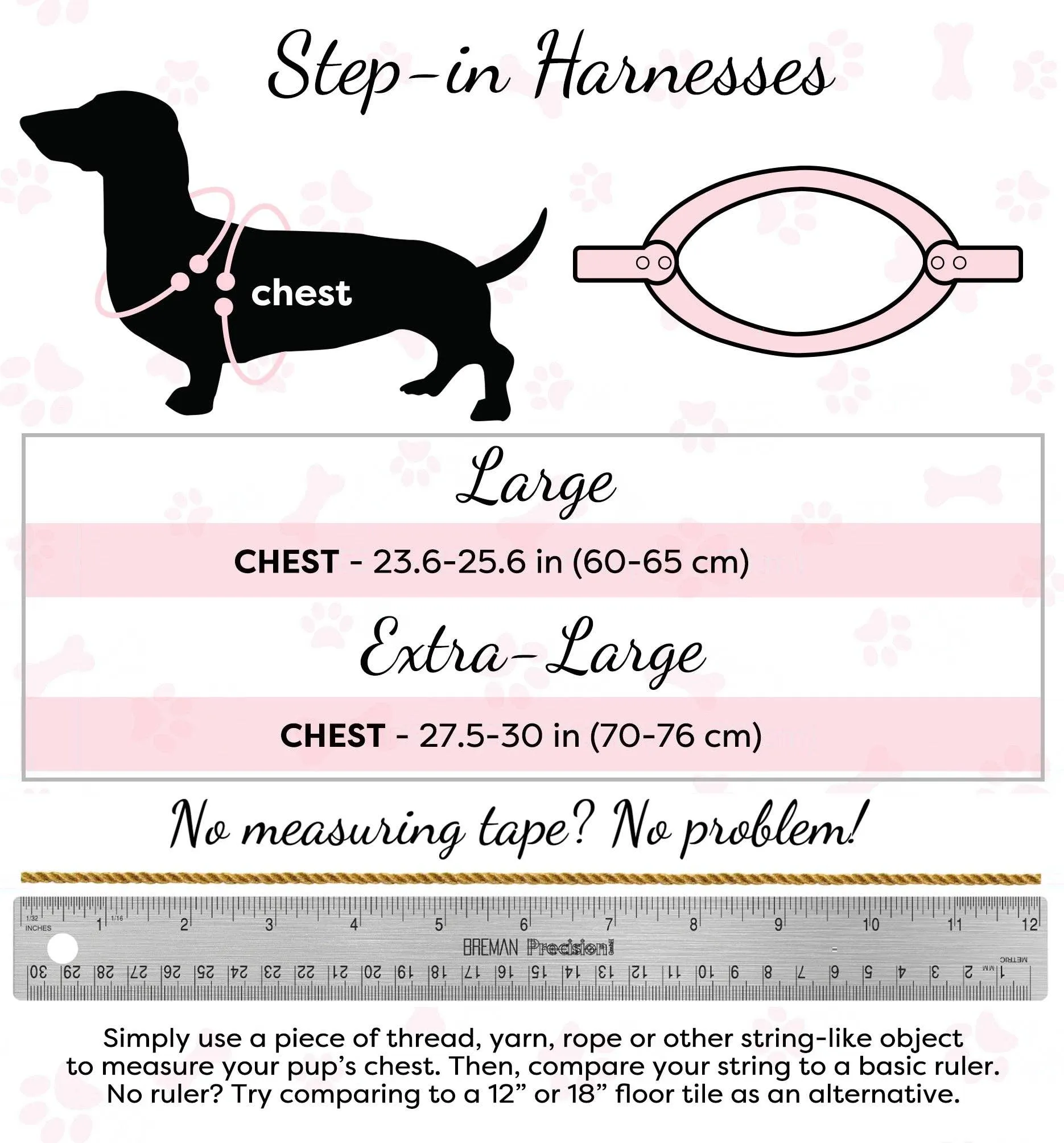 PoisePup - STEP-IN HARNESS - BELLA ROSE