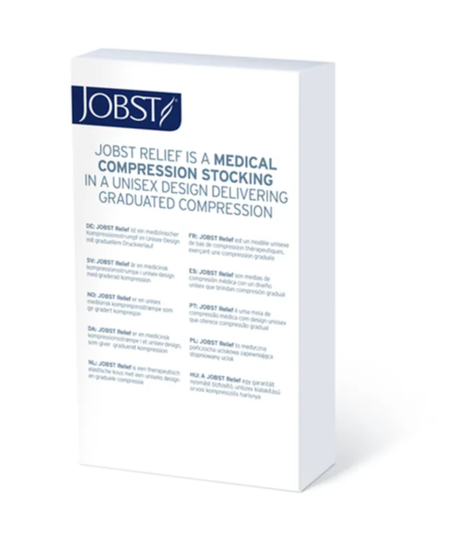 PR/1  JOBST MEDICAL LEG WEAR, UNISEX, KNEE HIGH, 20-30MMHG, XL, BEIGE, OPEN TOE