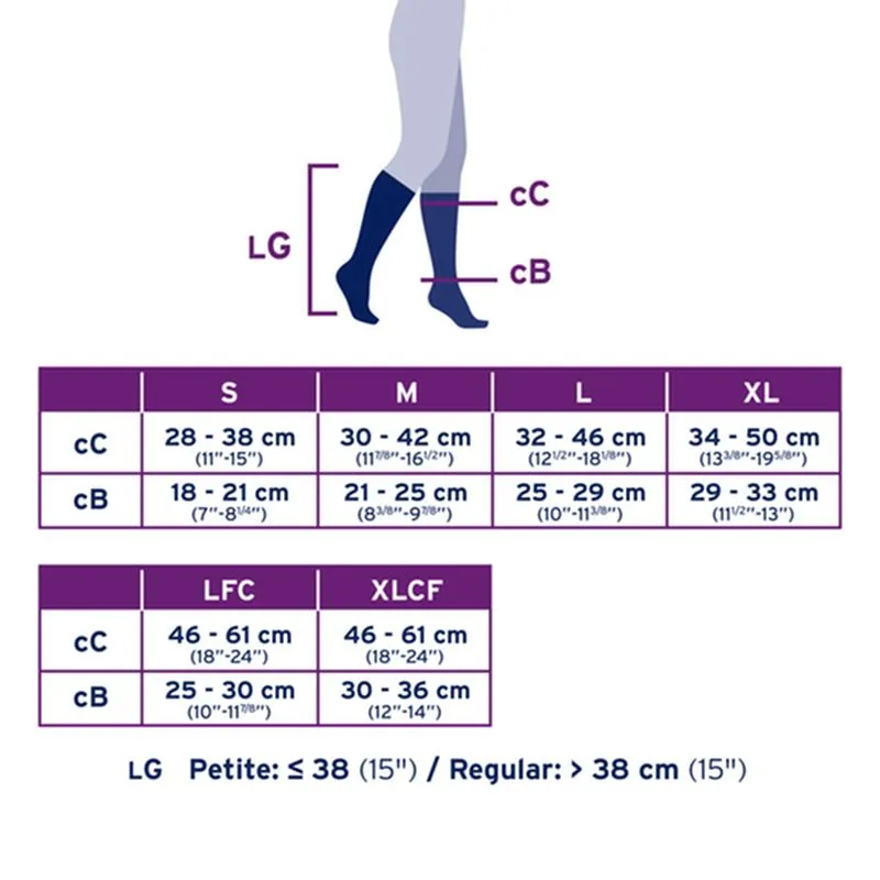 PR/1  JOBST MEDICAL LEG WEAR, UNISEX, KNEE HIGH, 20-30MMHG, XL, BEIGE, OPEN TOE