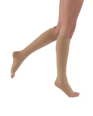 PR/1  JOBST MEDICAL LEG WEAR, UNISEX, KNEE HIGH, 20-30MMHG, XL, BEIGE, OPEN TOE