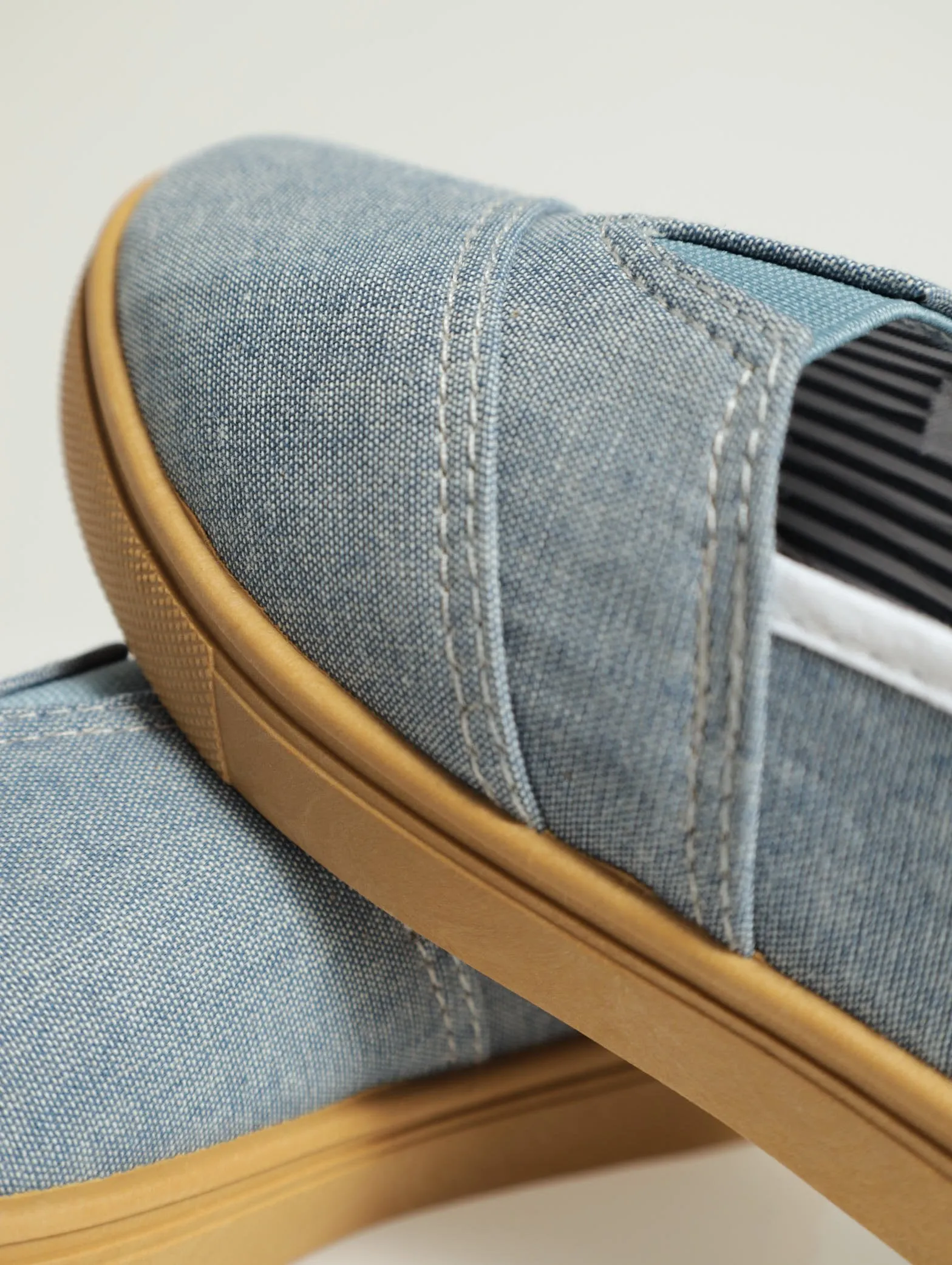 Pre-Boys Striped Slip-On - Denim