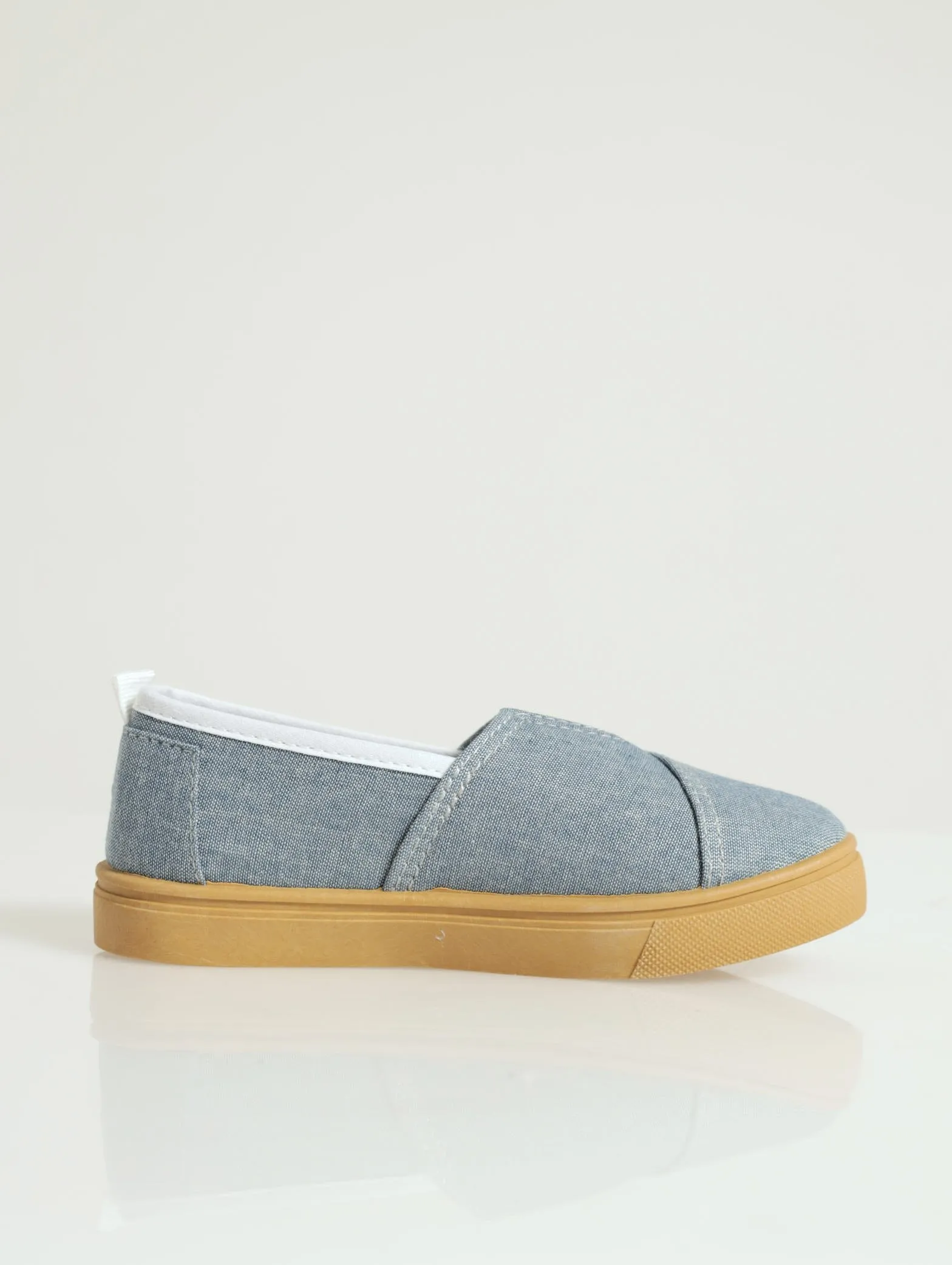 Pre-Boys Striped Slip-On - Denim