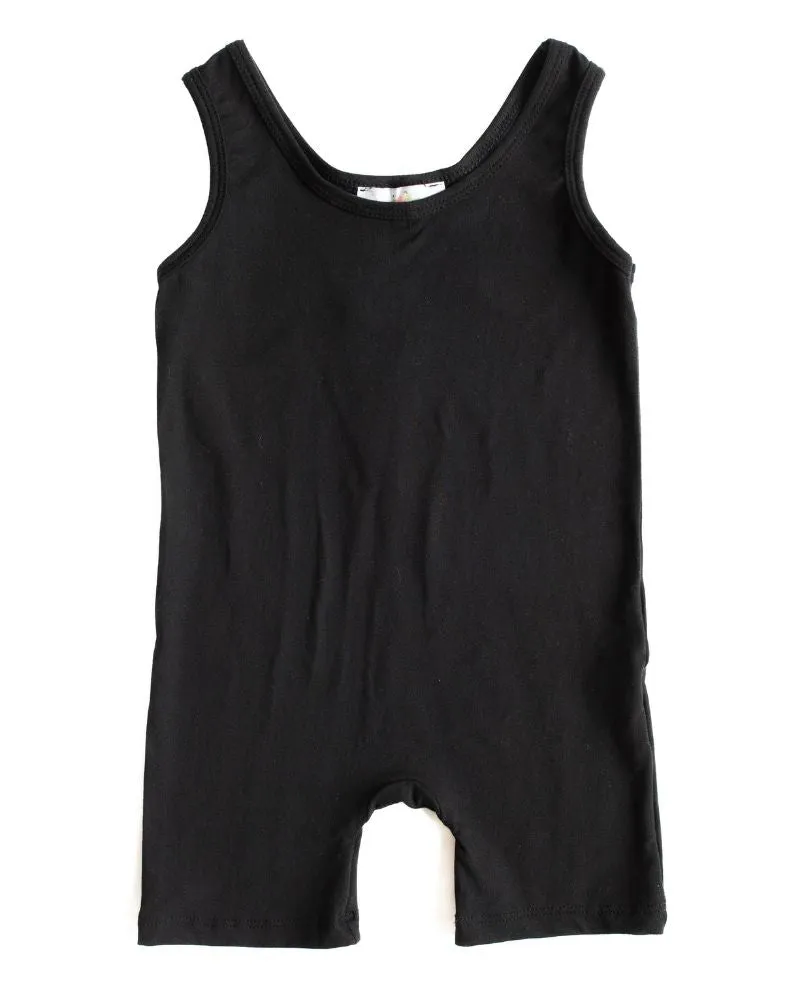 PREORDER! Gigi Bikeshort Romper - Black