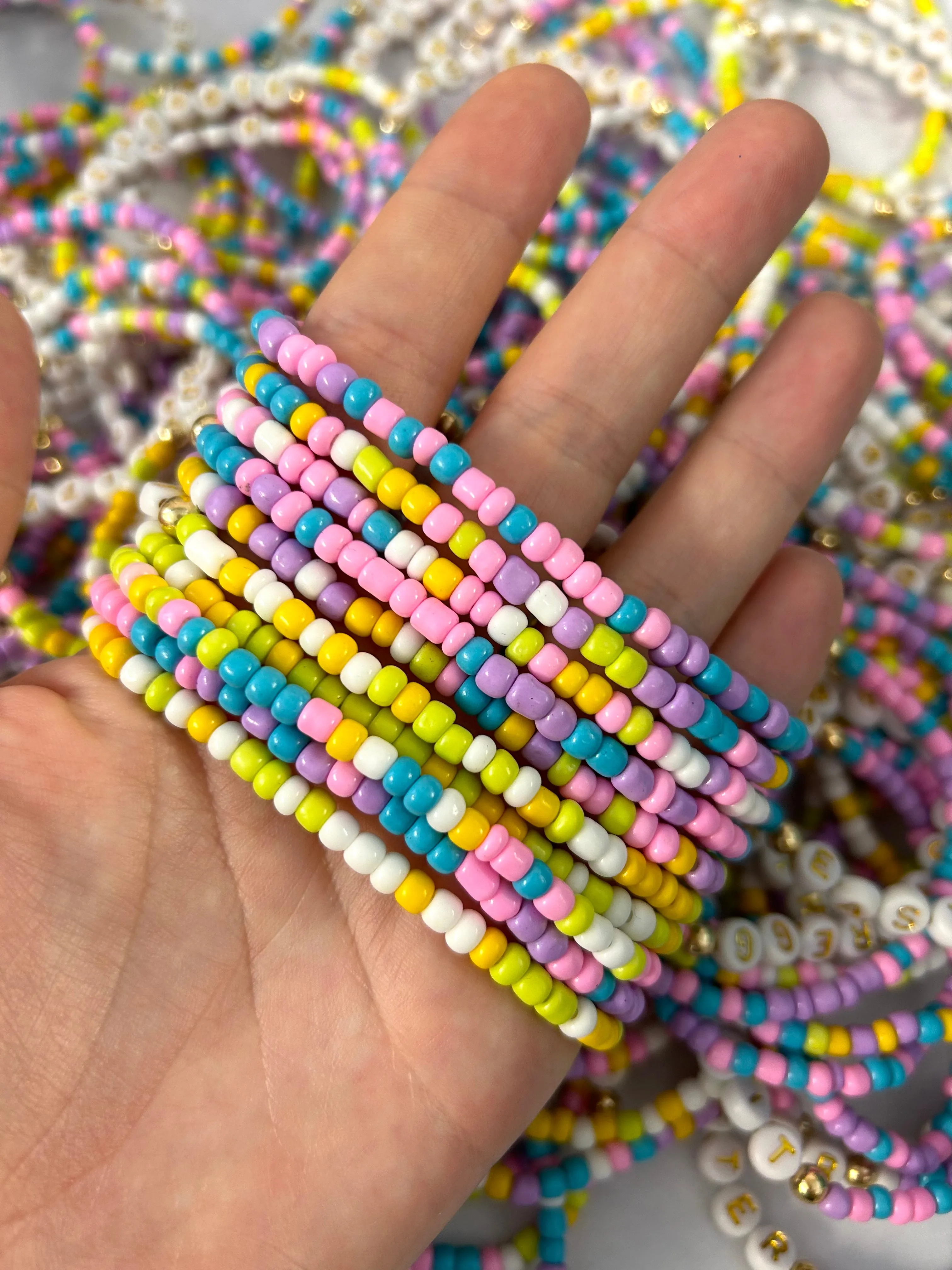 🌸Prettiest Easter Mix Stretchy Bracelets!