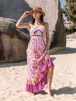 Printed Scoop Neck Cami Dress - Stylish and Versatile Fashion Essential
