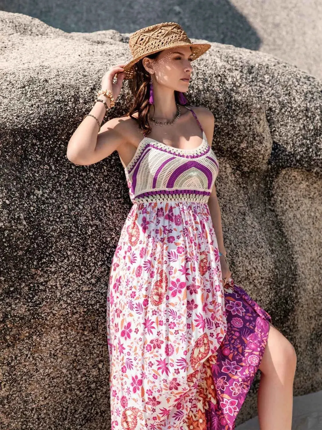 Printed Scoop Neck Cami Dress - Stylish and Versatile Fashion Essential