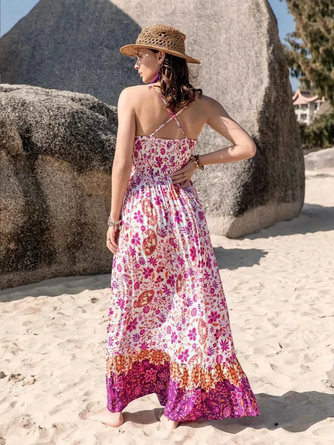 Printed Scoop Neck Cami Dress - Stylish and Versatile Fashion Essential