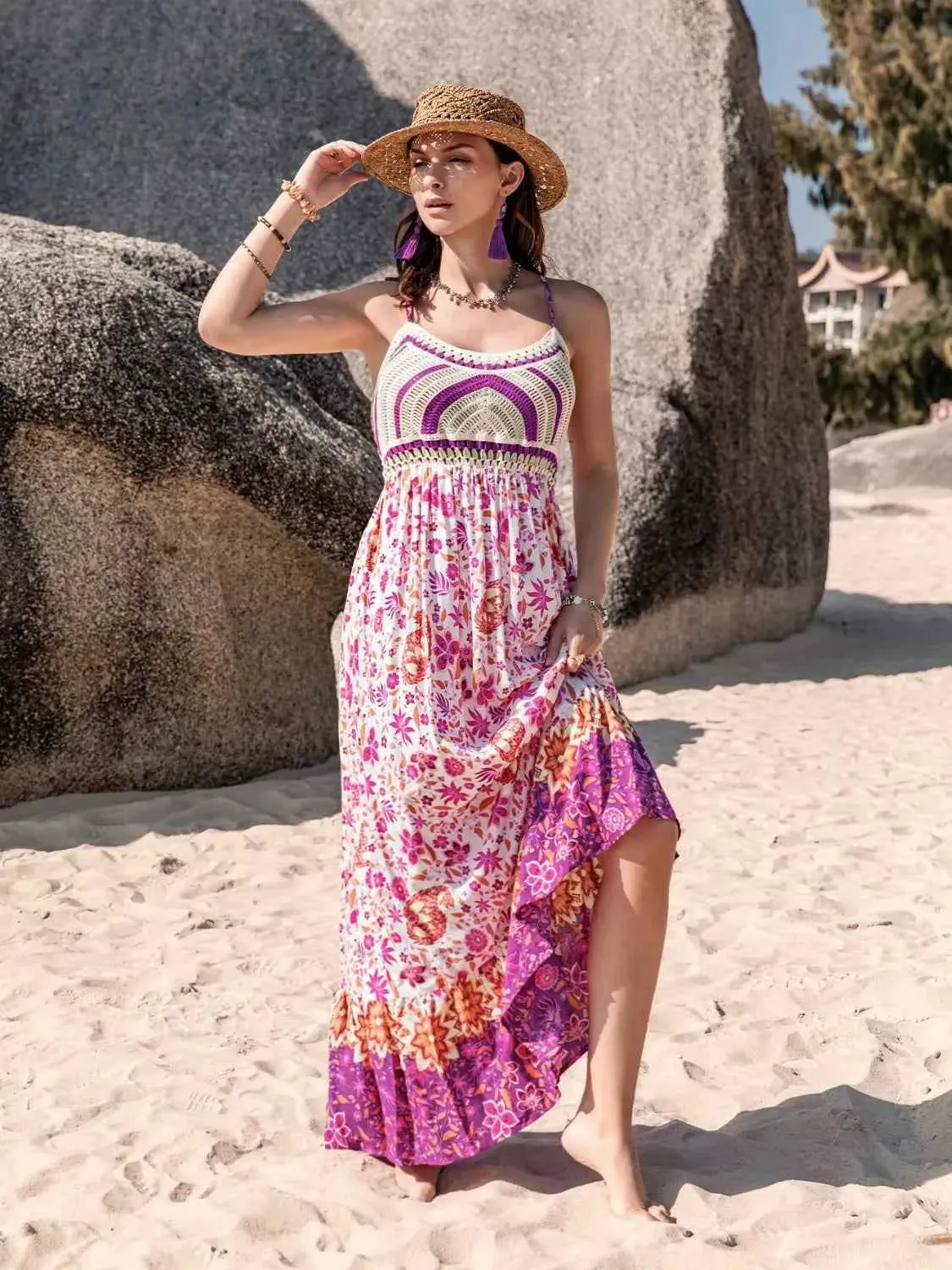 Printed Scoop Neck Cami Dress - Stylish and Versatile Fashion Essential