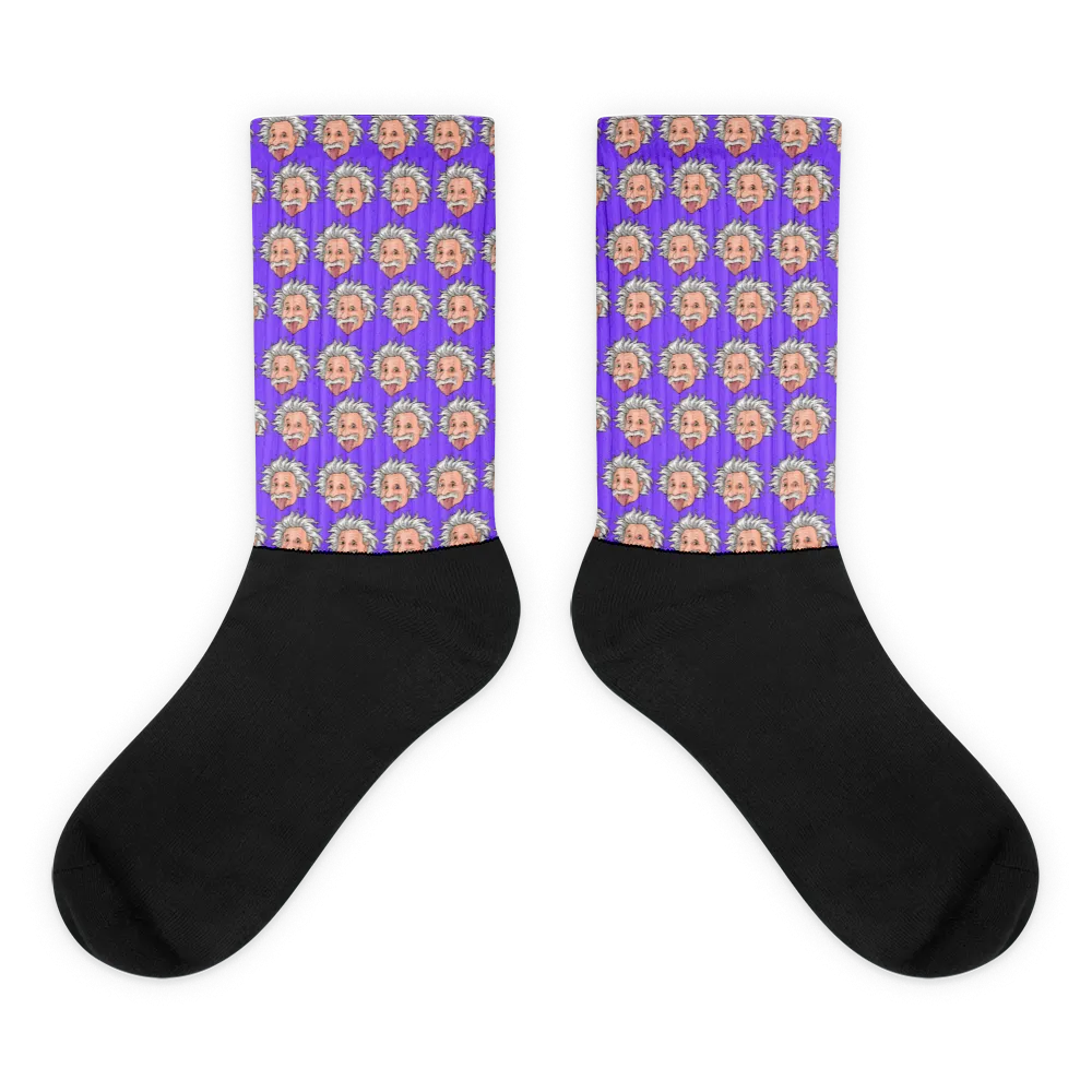 Purple Einstein Socks