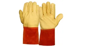 Pyramex GL6001W Grain   Split Cowhide Leather Welding Gloves