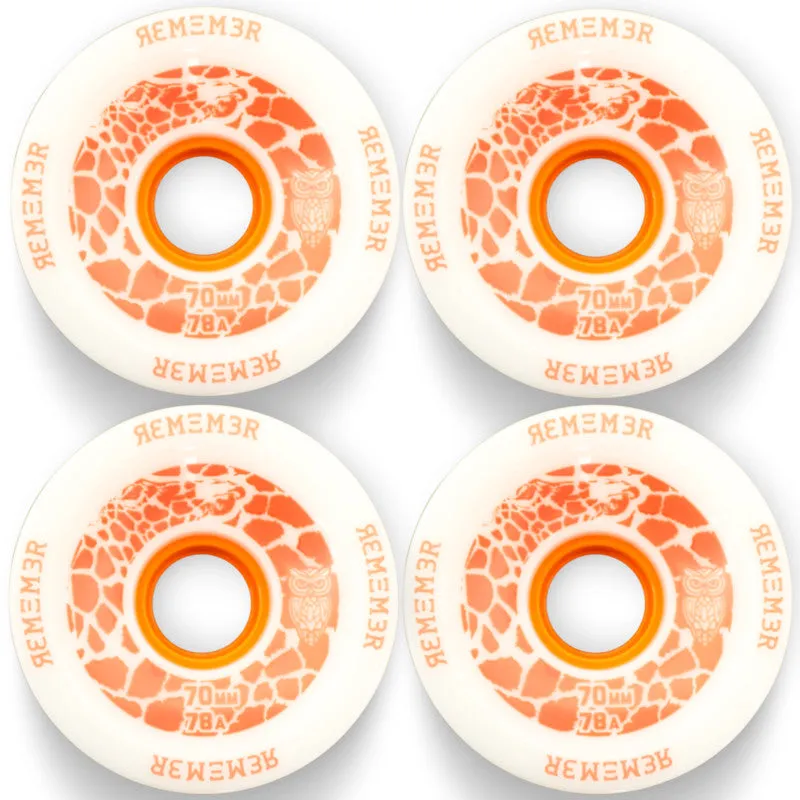 Remember Collective Slammas Wheels 70mm 78a – White
