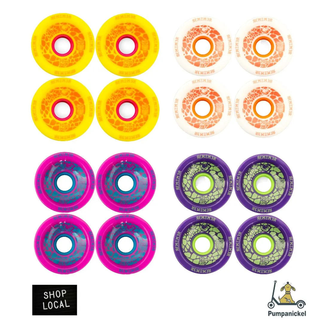 Remember Collective Slammas Wheels 70mm 78a – White