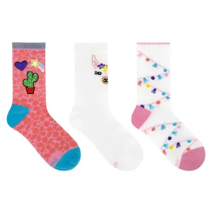 Robeez Socks 3pk - Llama Patch