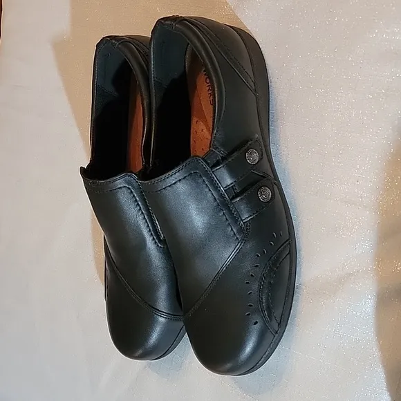 Rockport Black Works Daisey Work Safety Industrial Shoe Women's Size 12