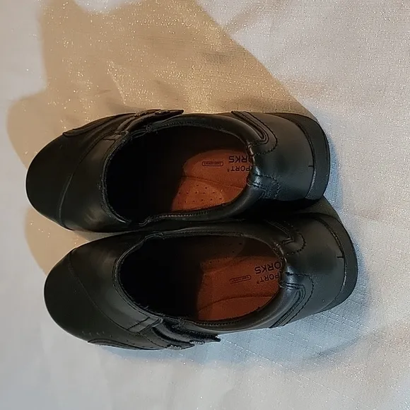 Rockport Black Works Daisey Work Safety Industrial Shoe Women's Size 12