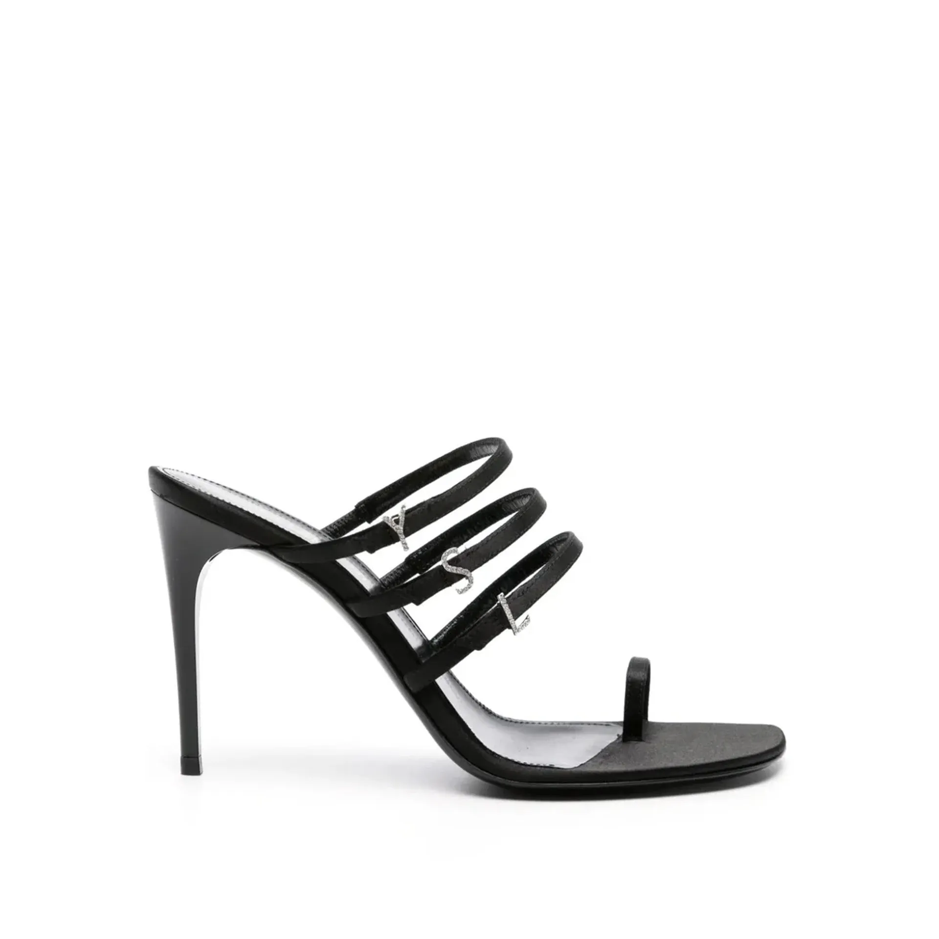 SAINT LAURENT Chic 9.5 cm Satin Sandals