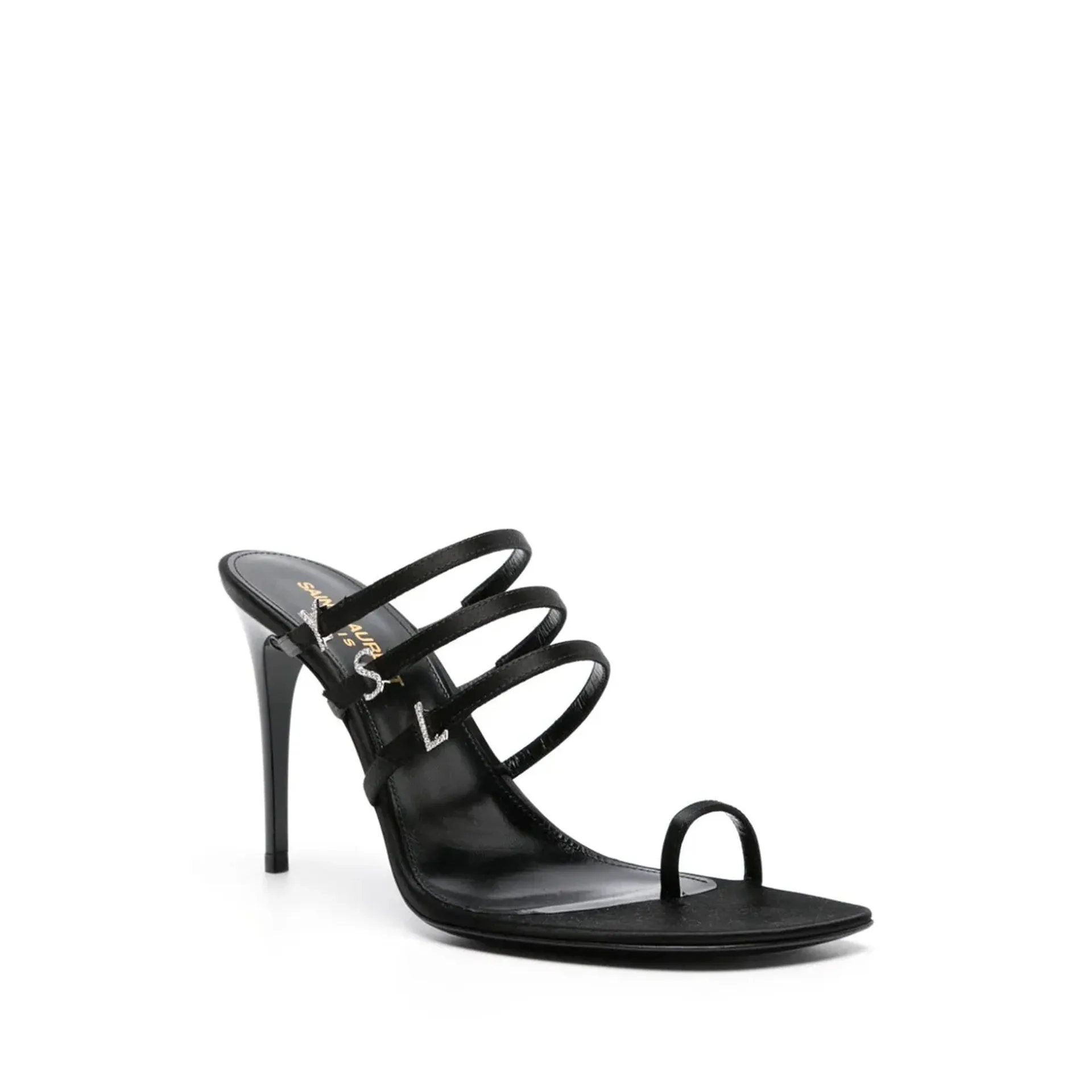 SAINT LAURENT Chic 9.5 cm Satin Sandals