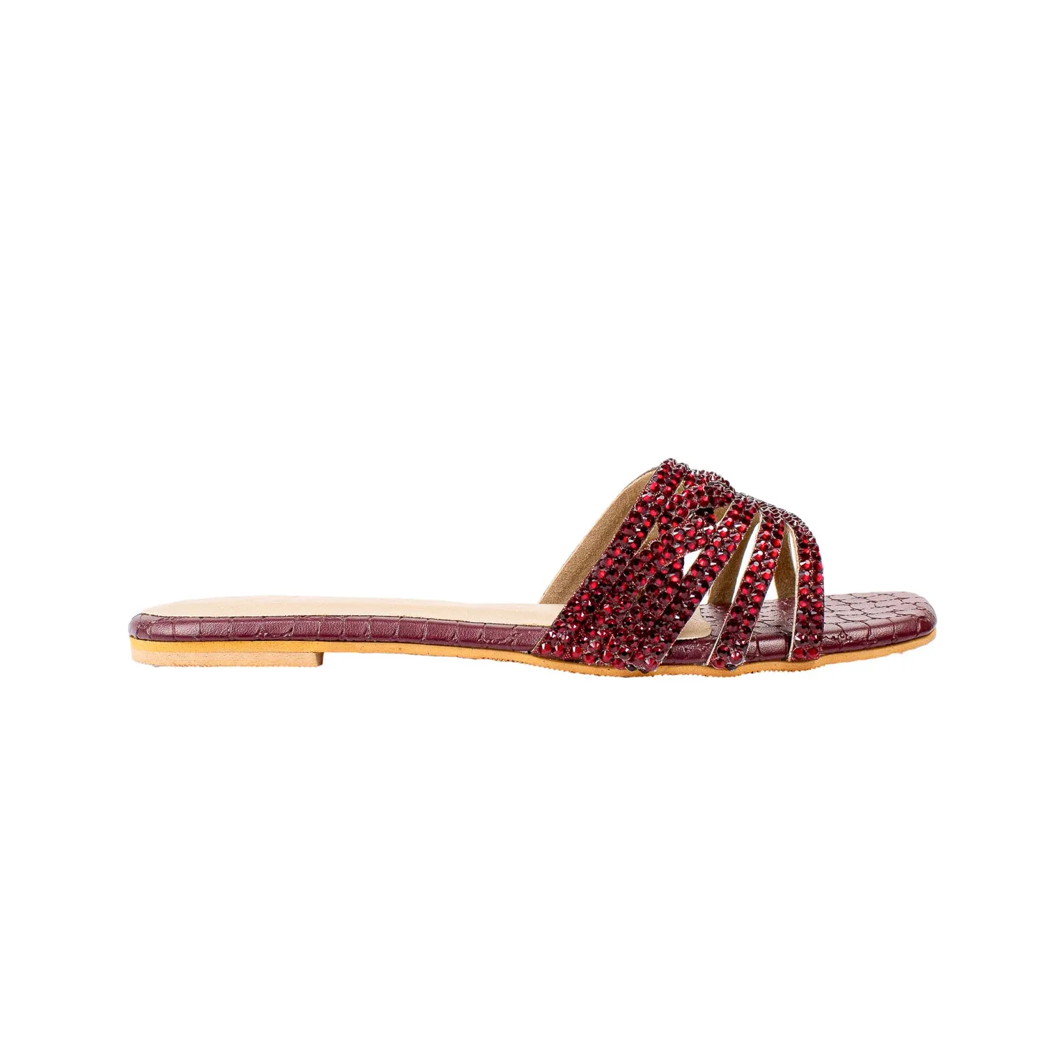 Salwa Flats S84F - Maroon