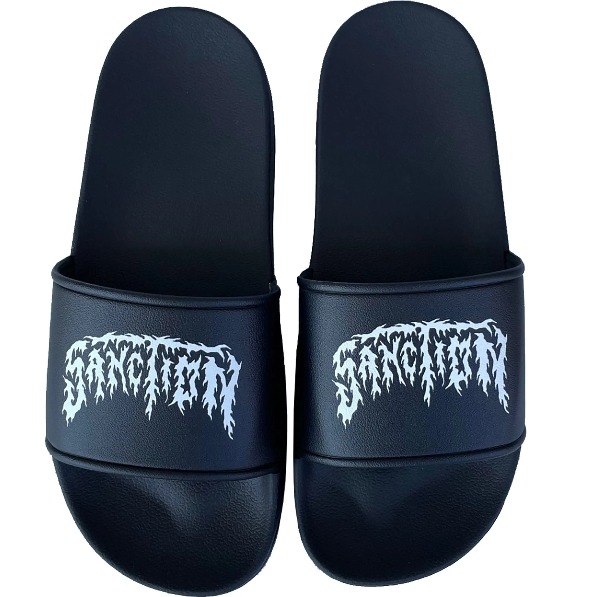 Sanction Heavy Metal Slides Black