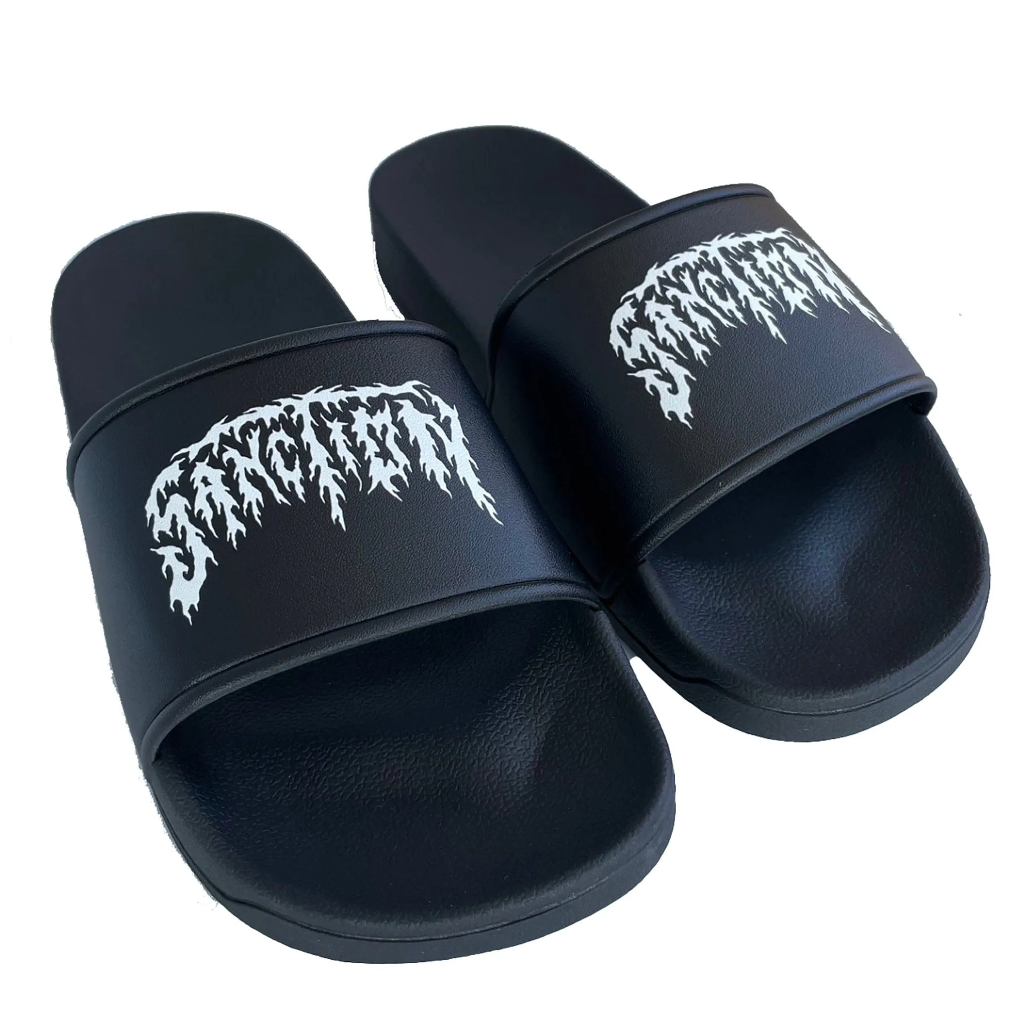 Sanction Heavy Metal Slides Black