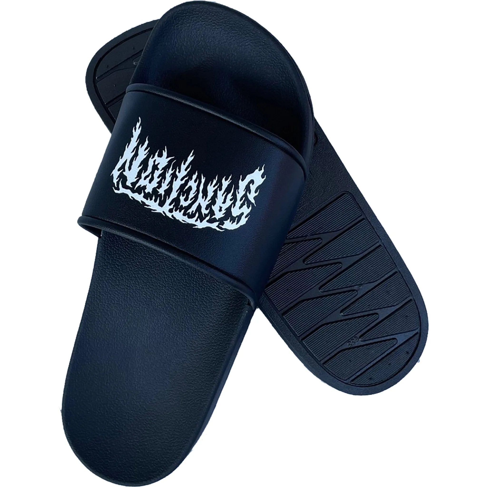 Sanction Heavy Metal Slides Black