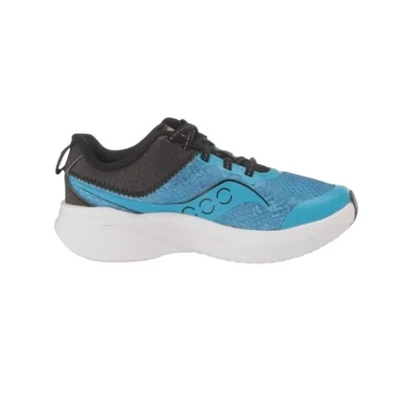 Saucony NWOB Sz 5 Blue/Black Unisex-Child Kinvara 14 Lace to Toe Sneaker
